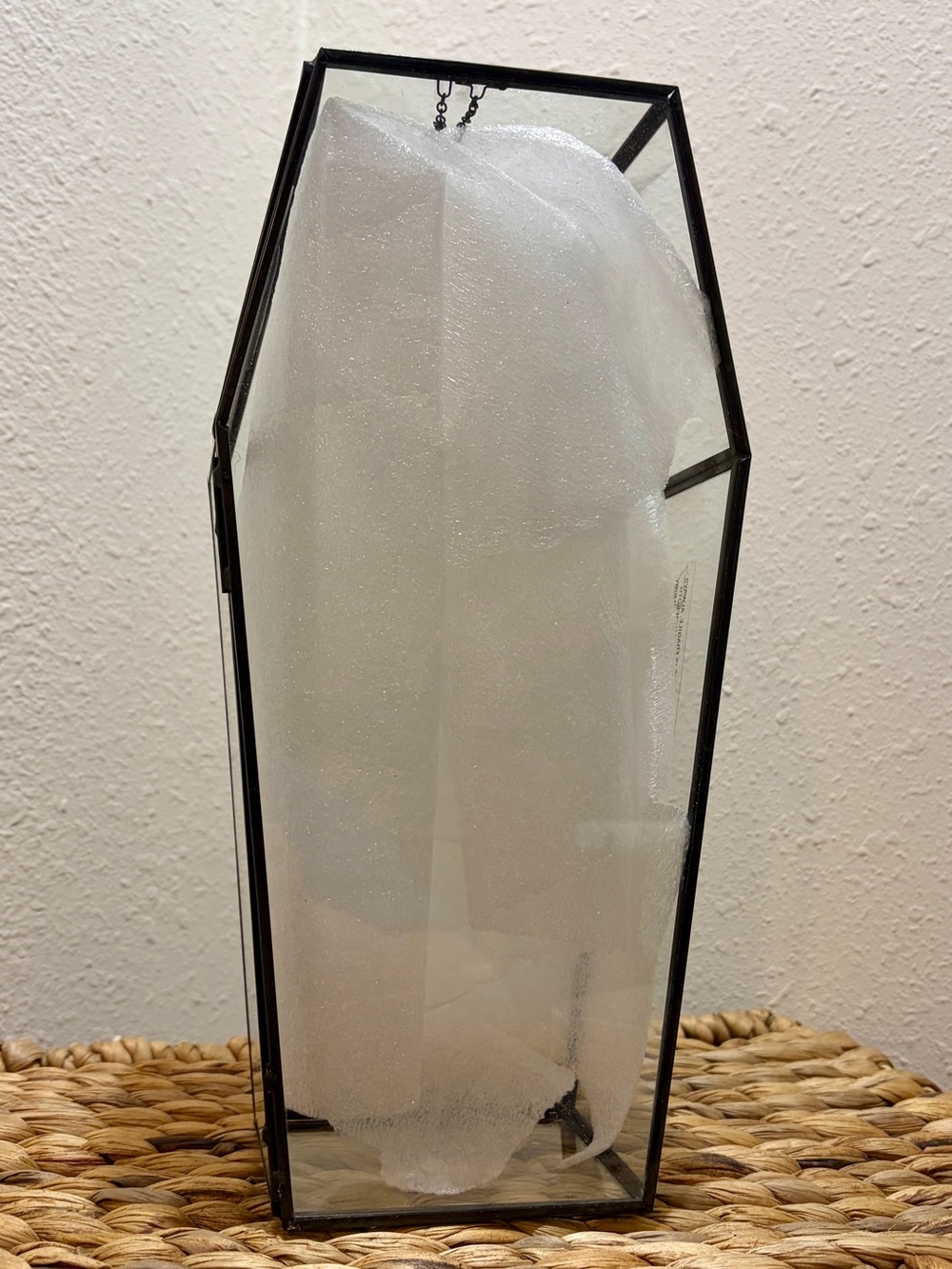 Ashland Gothic Halloween Large Glass Coffin Terrarium - Picture 5 of 6